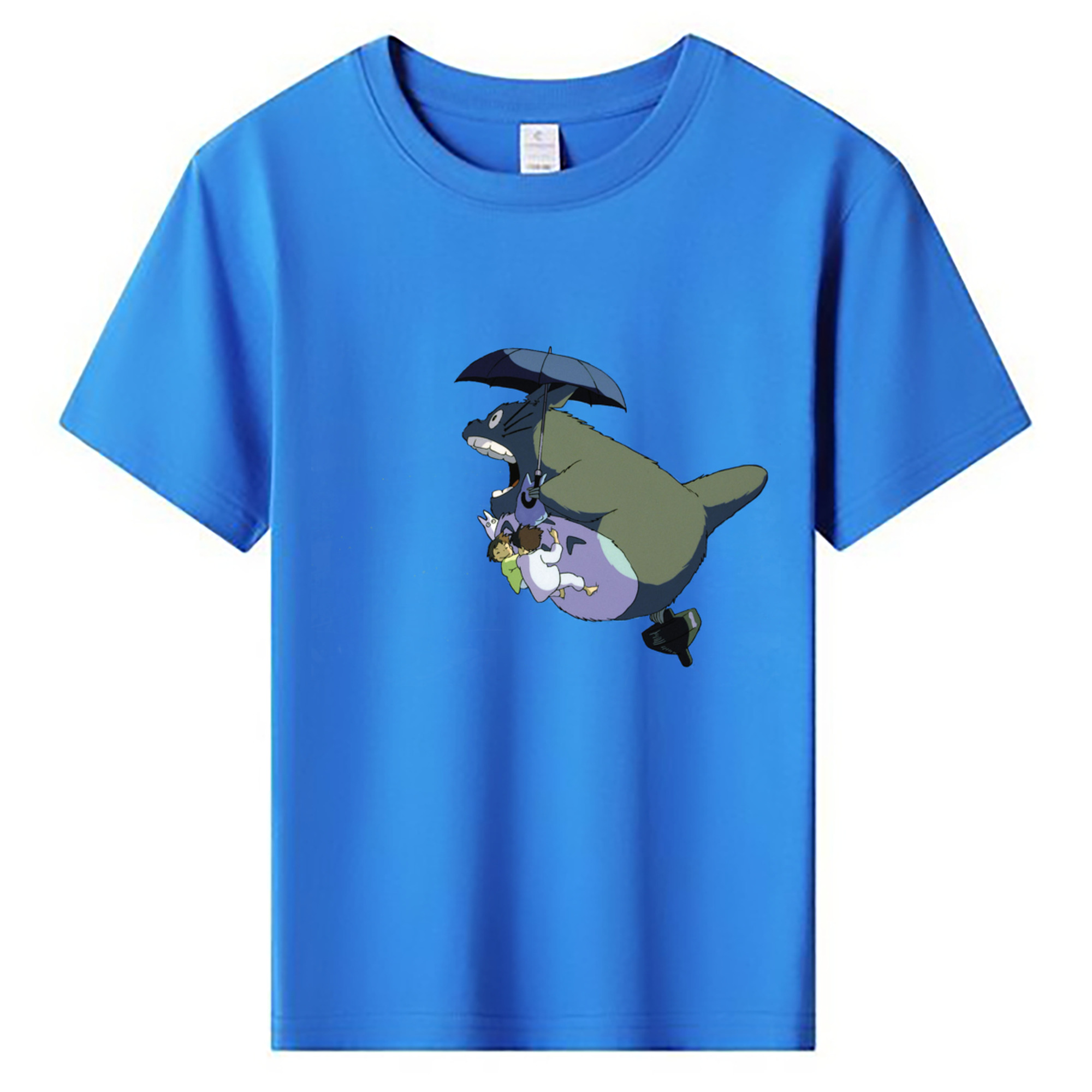 （画像用） となりのトトロ 草壁メイ 草壁サツキ My Neighbor Totoro Satsuki Kusakabe Mei Kusakabe 綿100％キッズTシャツ（フロントプリント）
